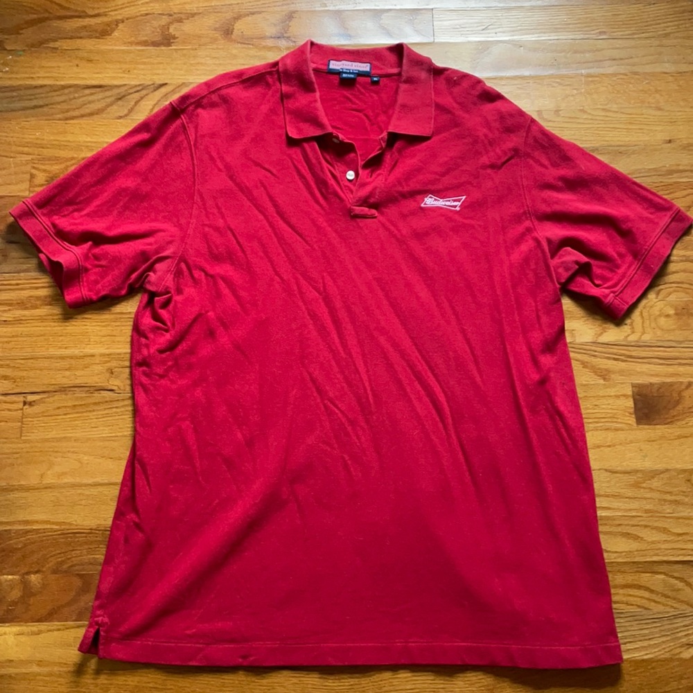Xl vineyard vines Budweiser shirt